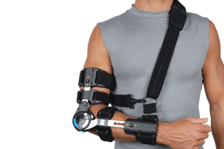 Hinged Elbow Brace & Fitting Orthotics Plus Melbourne