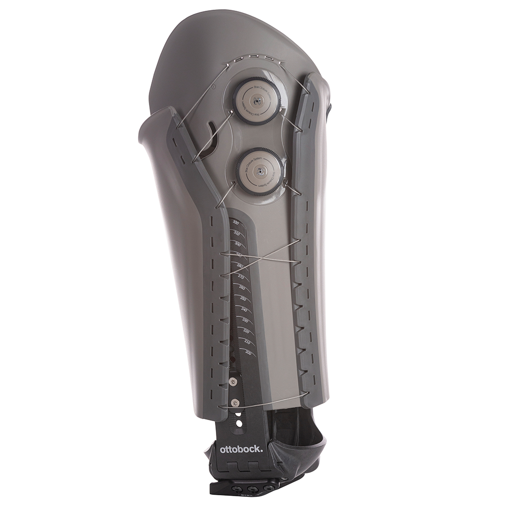 Adjustable above knee prosthetic socket with dial closures